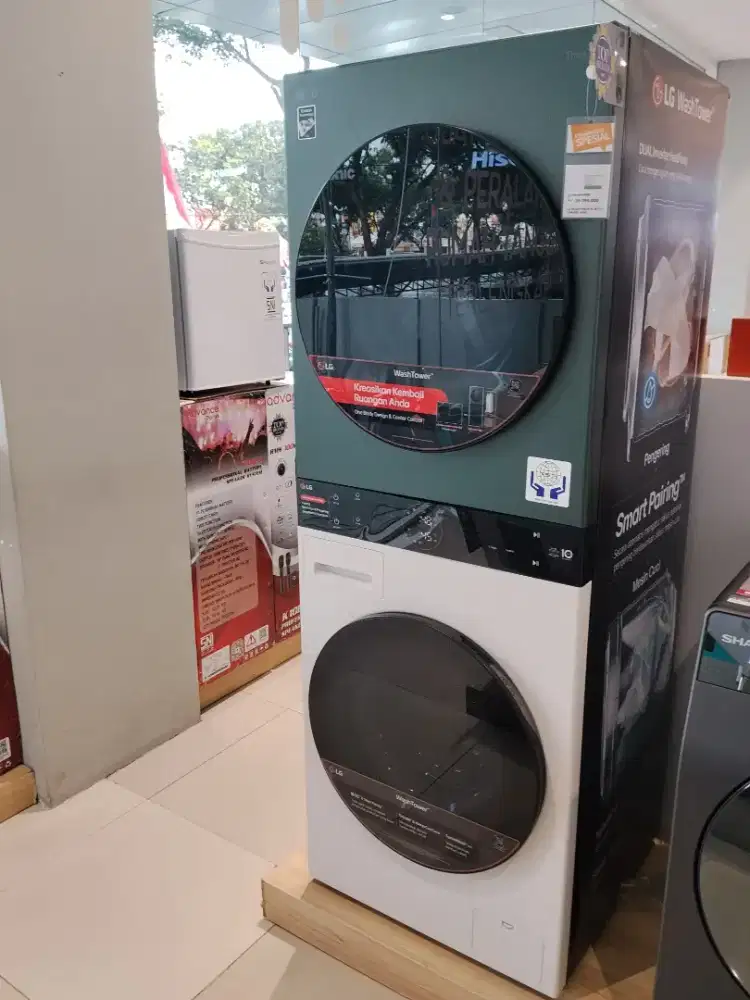 CICILAN TANPA DP - MESIN CUCI LG FL WT14 14KG