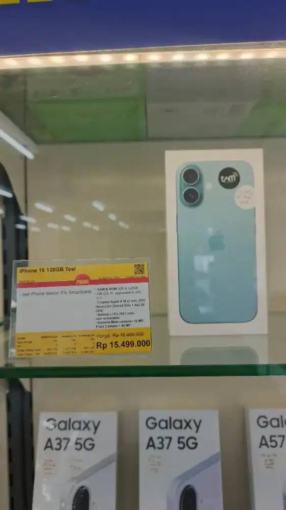 IPHONE 16 128GB RESMI