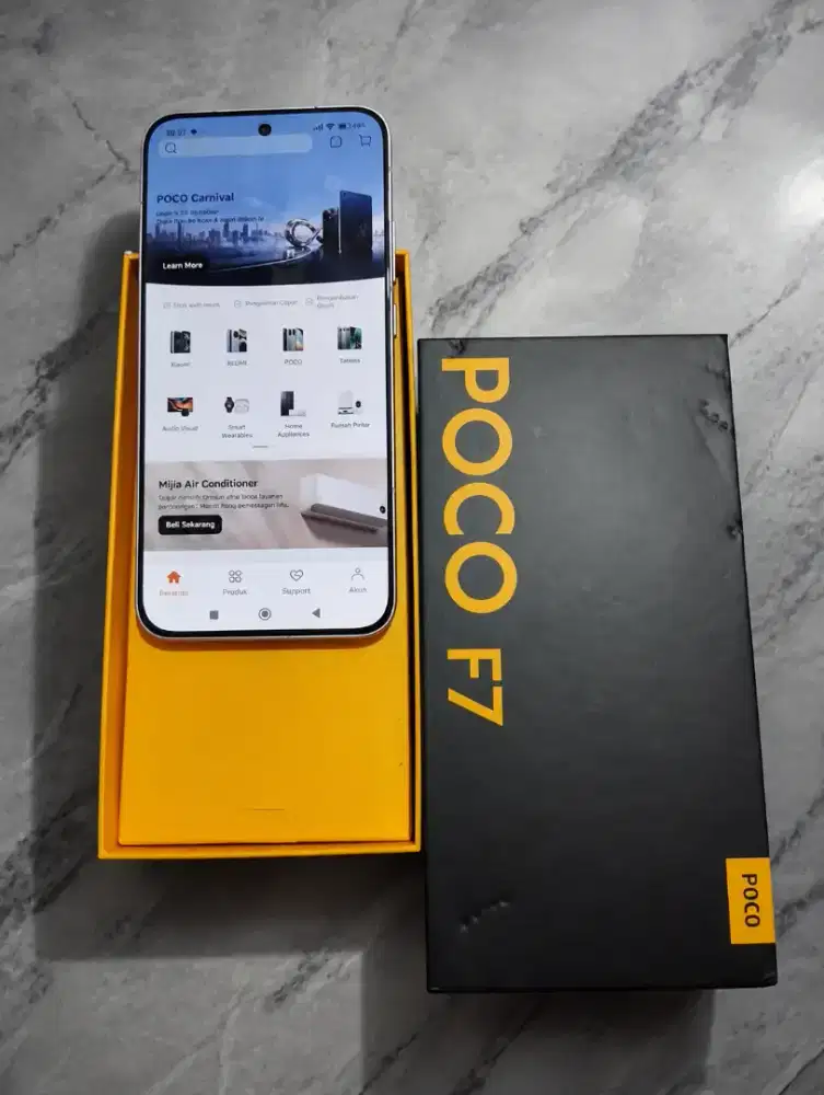 Poco F7 ram 12/512 fullset garansi resmi