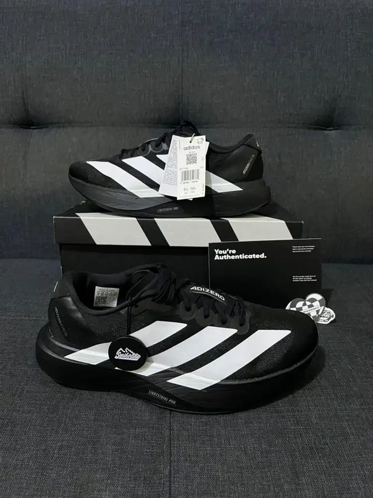 Sepatu Running Adidas Adizero EVO SL Size 42 2/3 Second Original