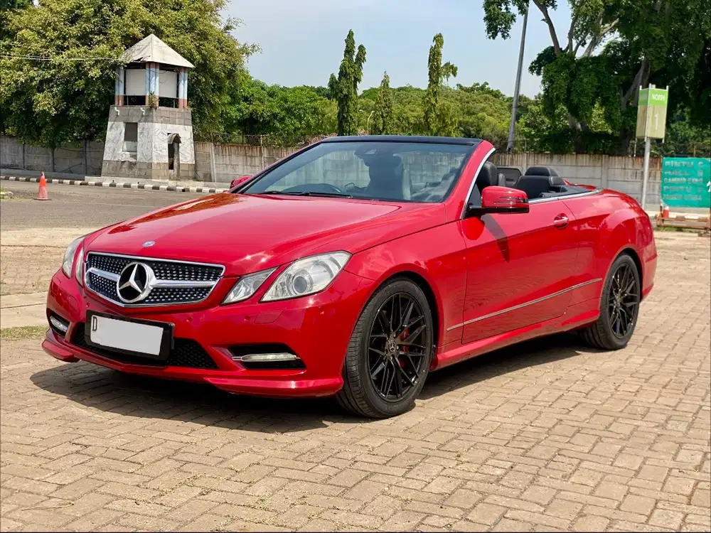 MERCEDES BENZ E250 CABRIOLET AT 2013 MERAH