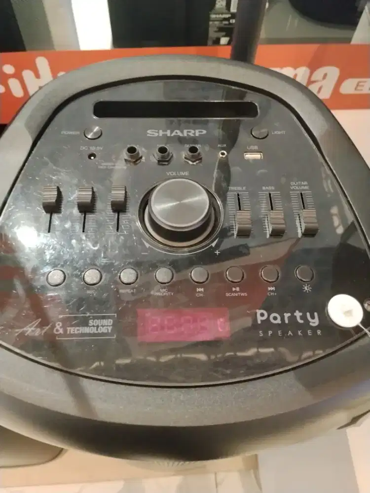 CICILAN TANPA DP - SHARP PARTY SPEAKER CBOX-PS8CB
