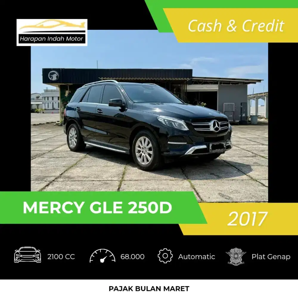 Mercedes Benz Mercy GLE250D Diesel 2017 Low KM 68RB Antik