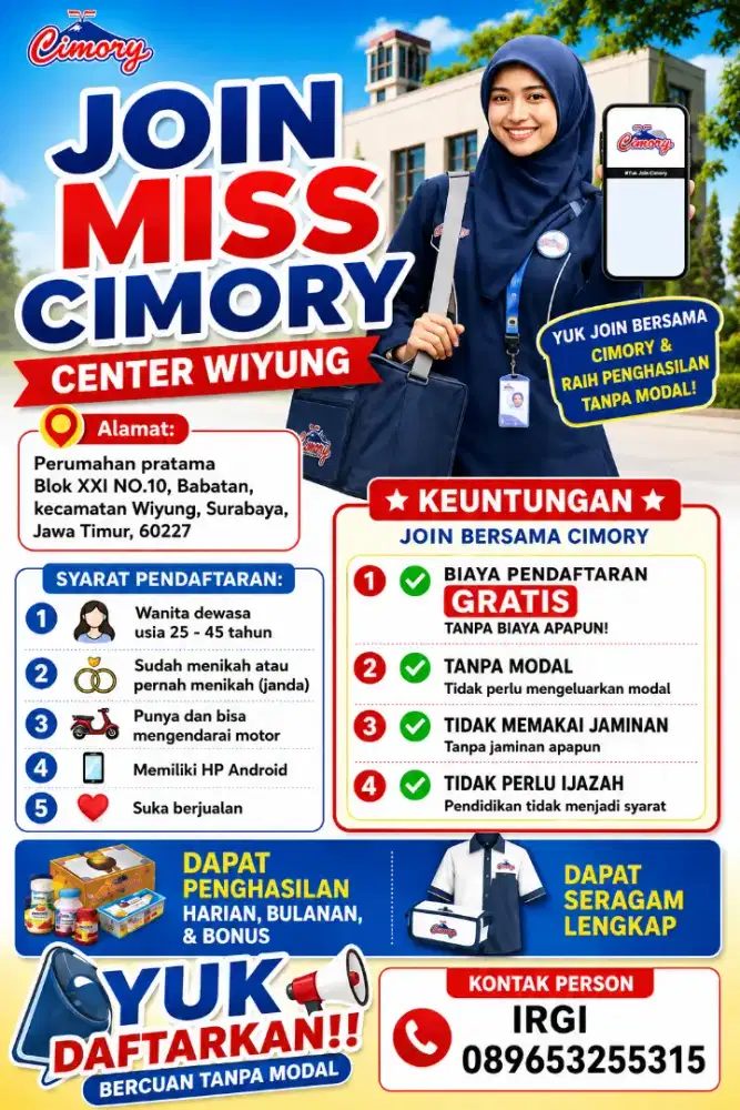 Lowongan Pekerjaan Miss Cimory