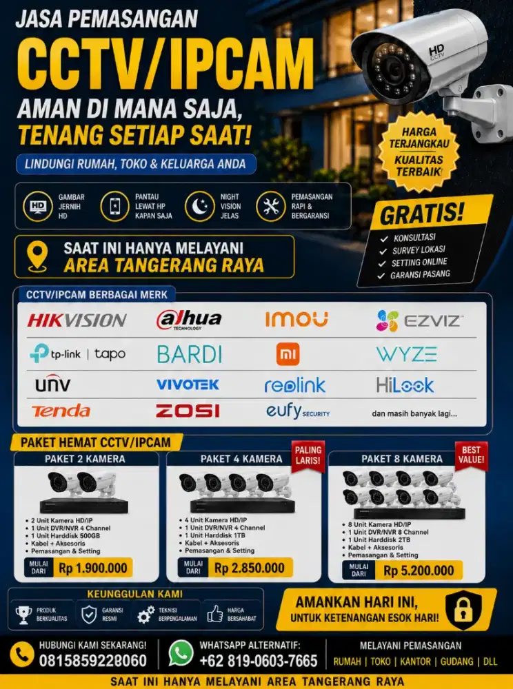 Jasa pemasangan cctv