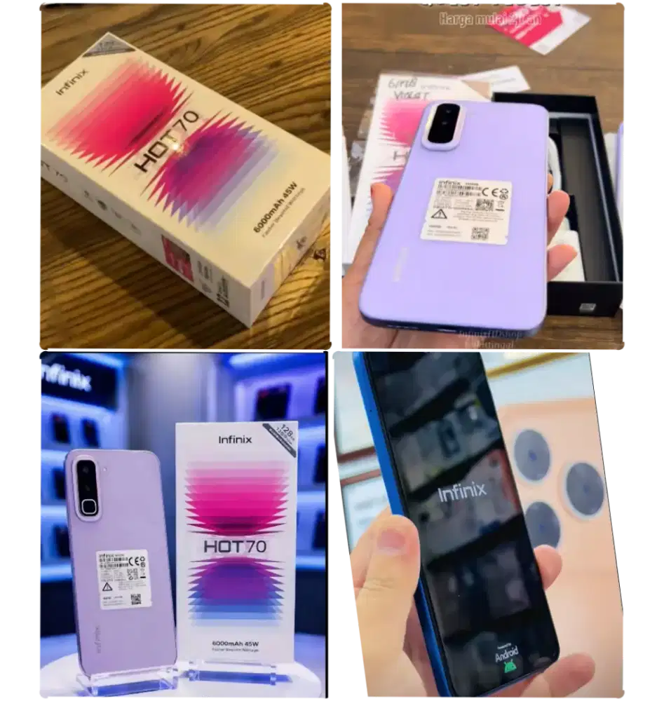 Infinix Hot 70 6/128GB Bisa Kredit Tanpa DP