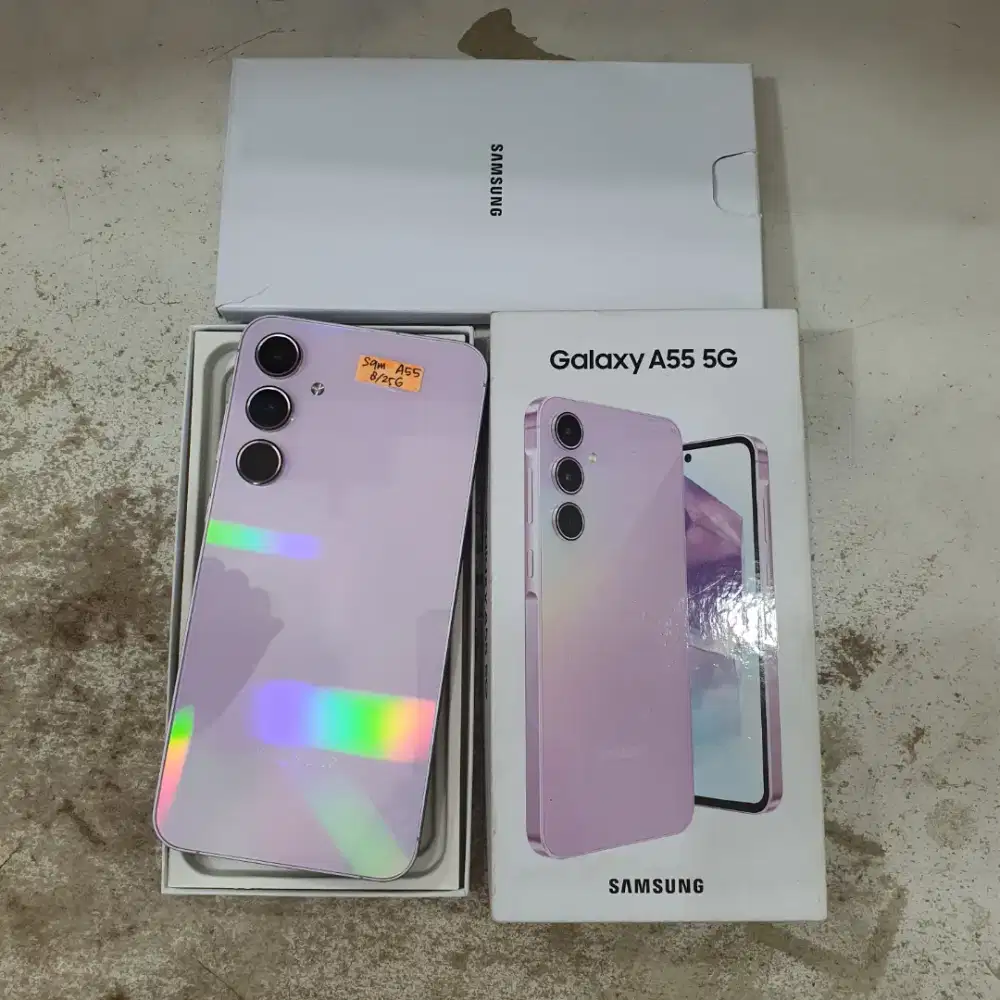 Samsung Galaxy A55 5G 8/256 Second Mulus Fullset Original