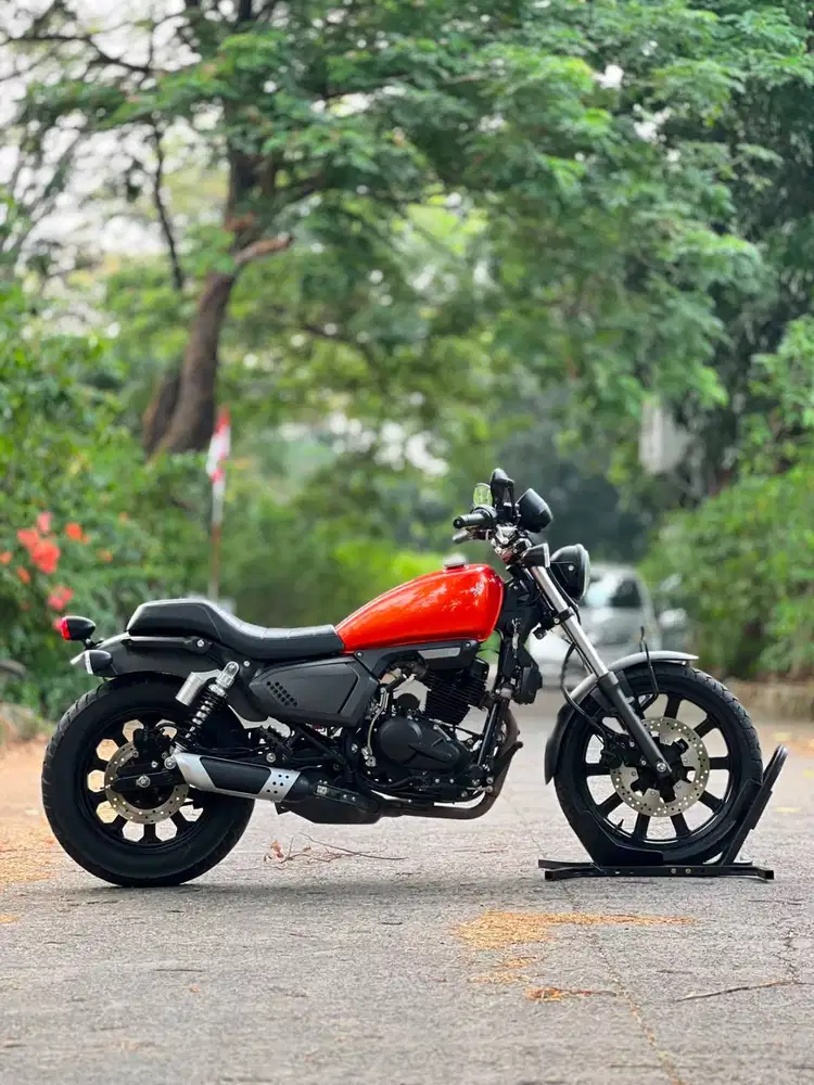 BENELLI MOTOBI EVO 200 ORANGE 2024 KM 2K PAJAK PANJANG SUPER GRESS