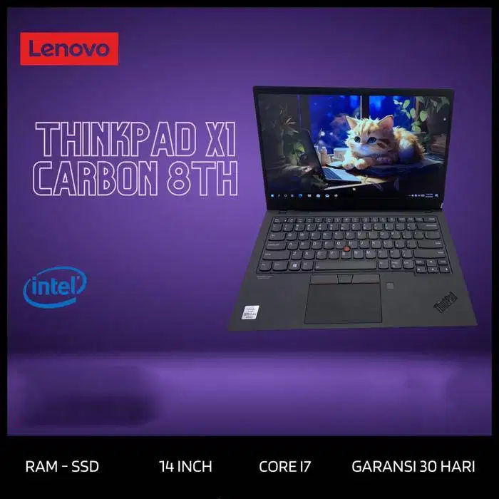 Lenovo Thinkpad X1 Carbon 8th Core i7 Gen 10 Ram 16GB *RC