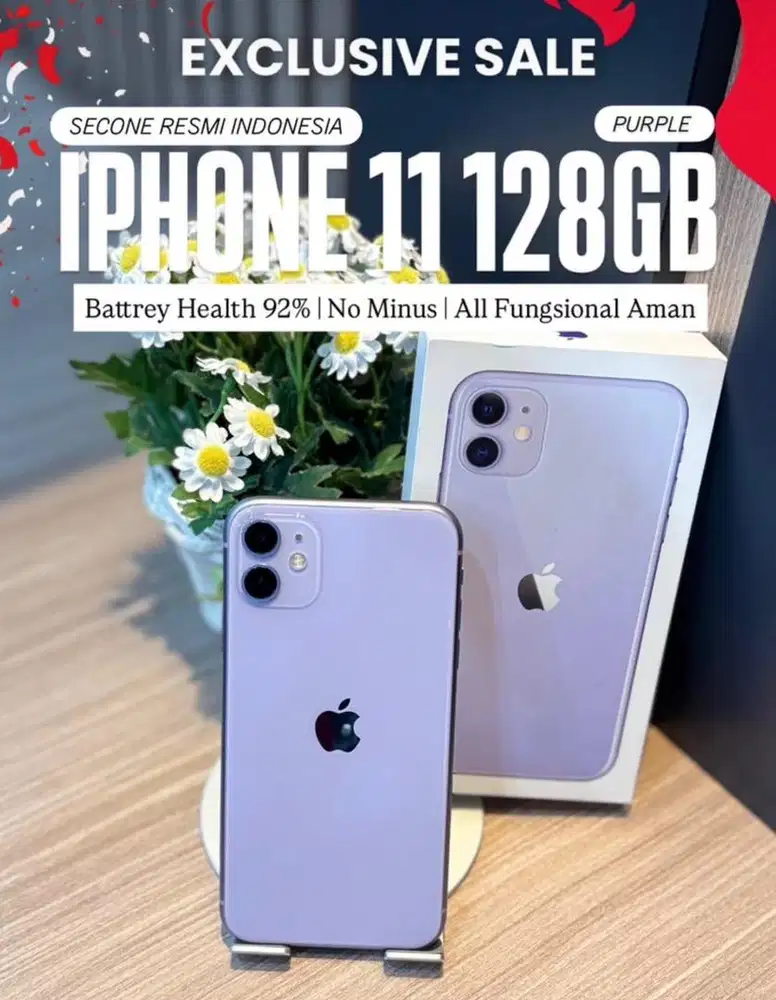 iPhone 11 128 Second Resmi Indo