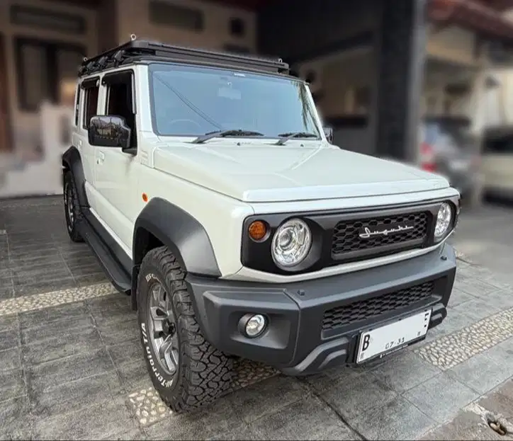 Jimny 5D Dual Tone White, Like NEW, Modif Off-Road Looks