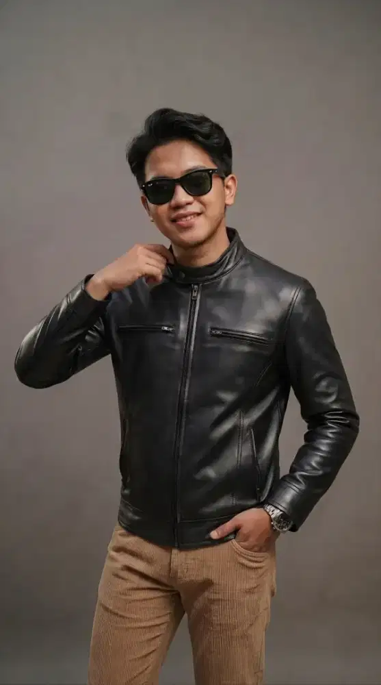 Jaket kulit asli garut