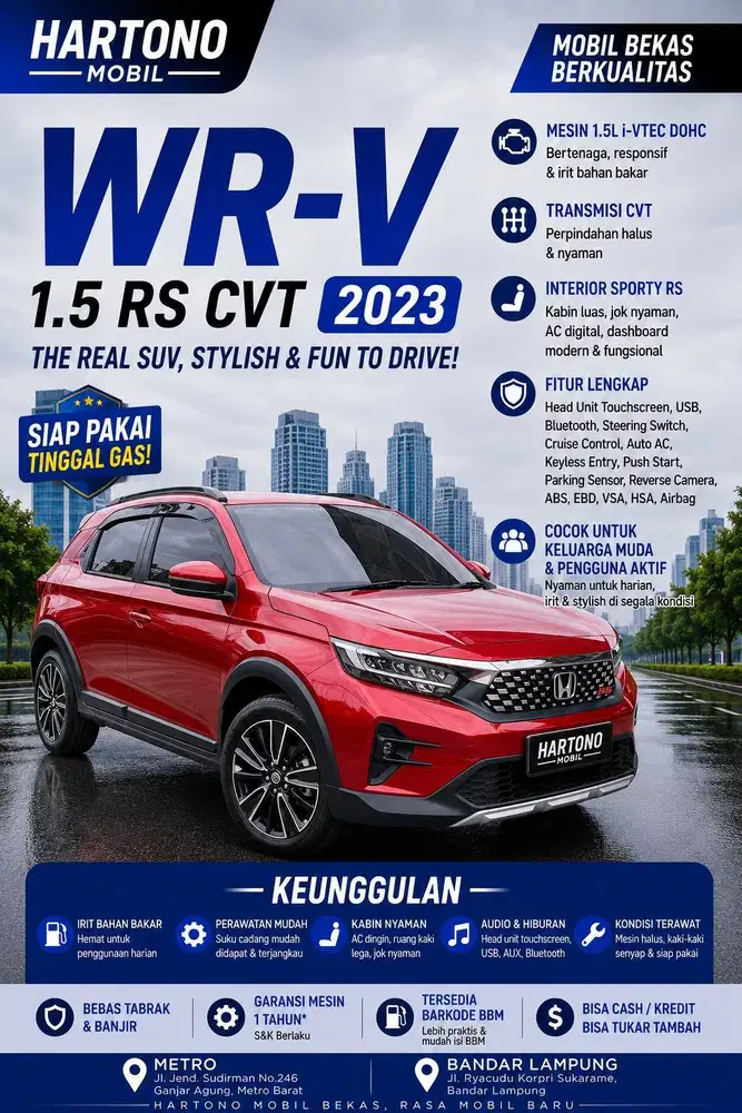 WRV 1.5 RS CVT 2023