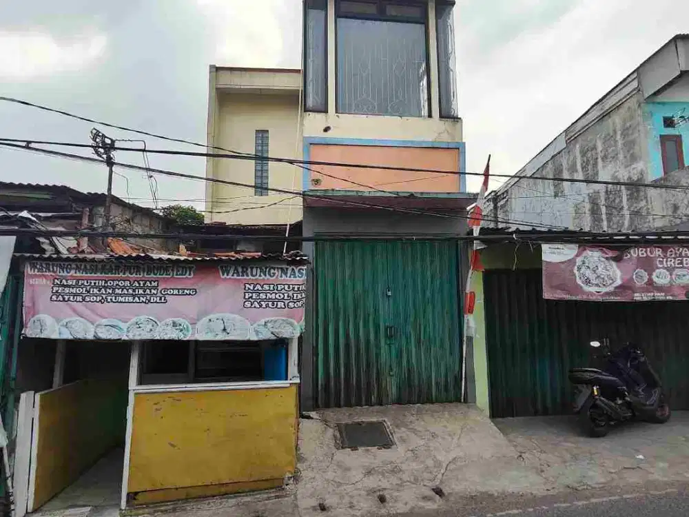 Rumah Toko Strategis Akses 2 Mobil Dekat Kampus di Cipayung Jakarta Timur