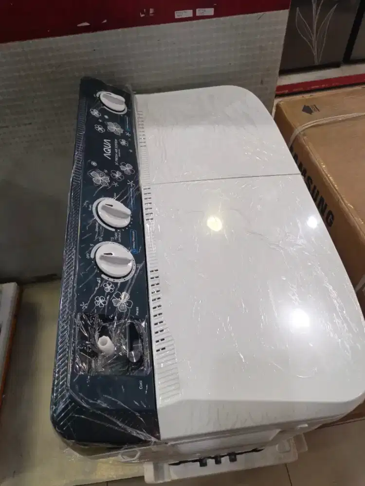 MESIN CUCI AQUA 2 TABUNG 8KG PROMO KREDIT BUNGA RINGAN
