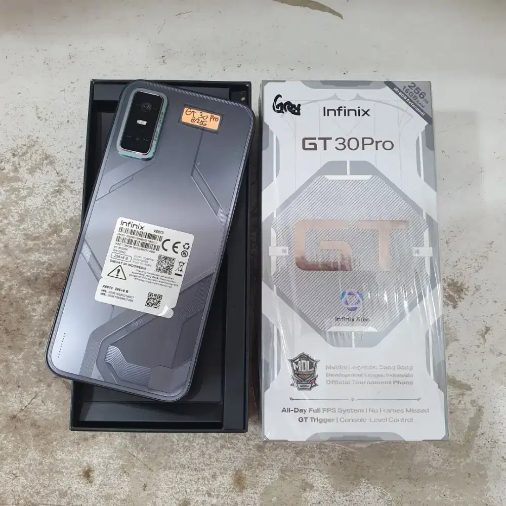 Infinix GT 30 Pro 5G 8/256 Second Fullset Original