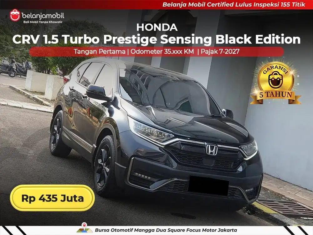 [ BLACK EDITION ] Honda CRV CR-V CR V Turbo Prestige Sensing 2022/2023