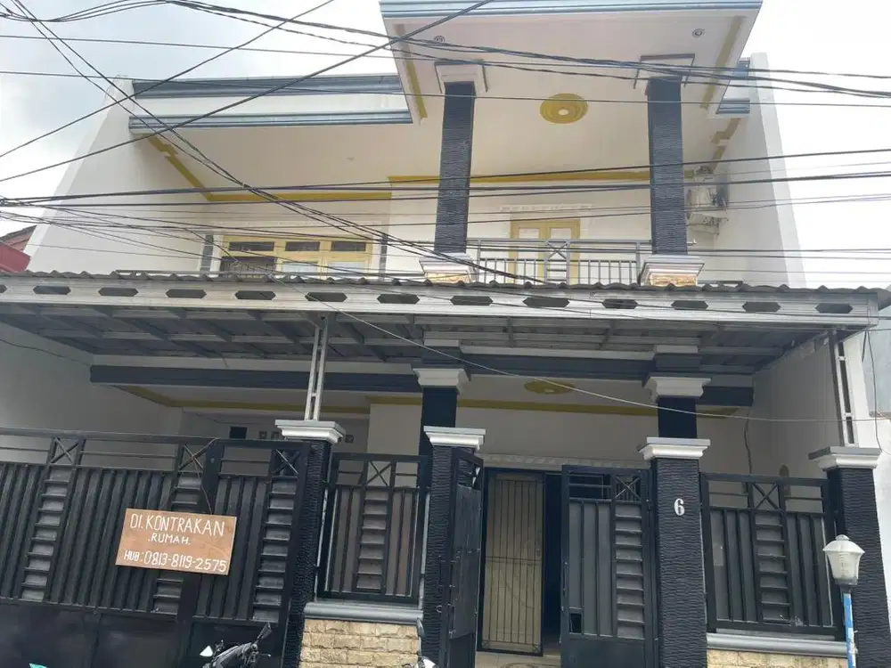 Disewakan rumah 2 lantai 45jt/tahun