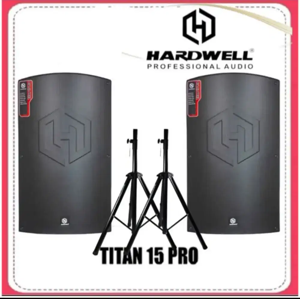 Speaker aktif 15 inch hardwell Titan 15pro bluetooth RMS 1400Watt