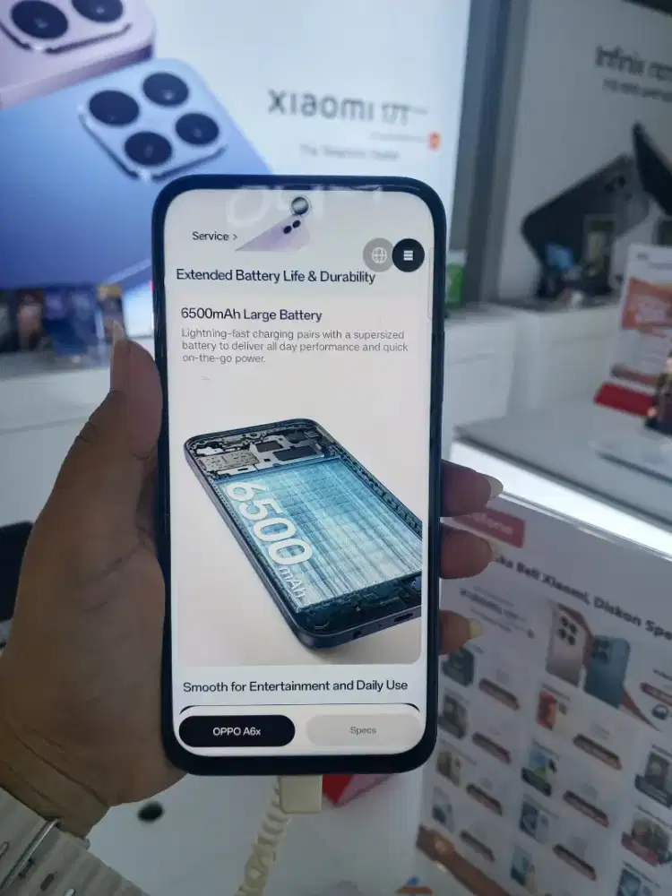 Oppo A6x ram 128