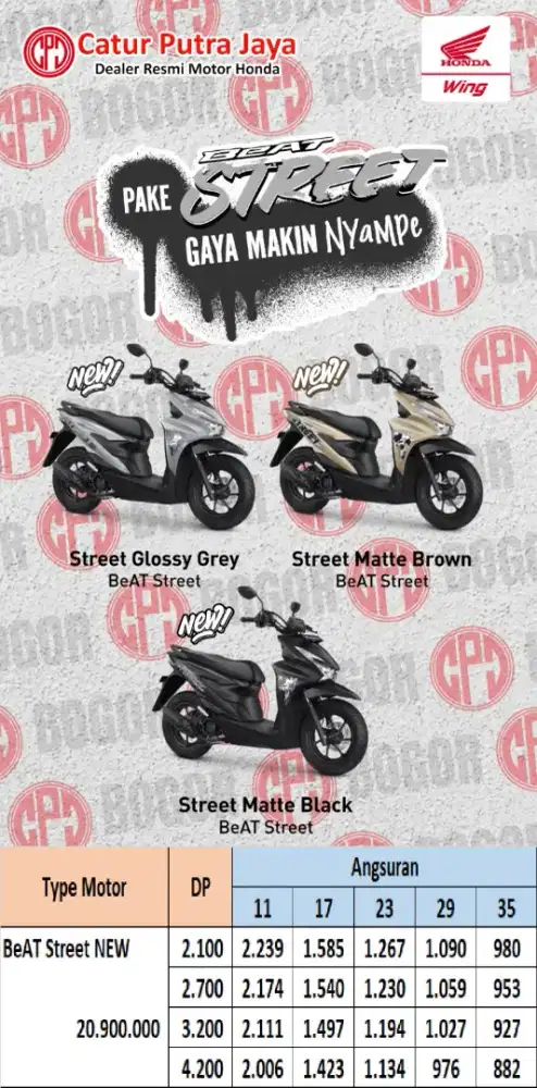 Dijual Motor Baru