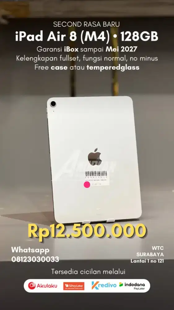 Ipad Air 8 (M4 Chip) second