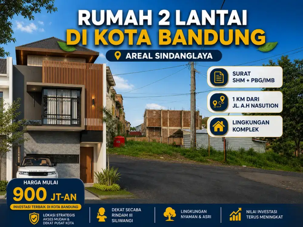 Rumah SHM Bandung Kota Area Sindanglaya/Mandalajati