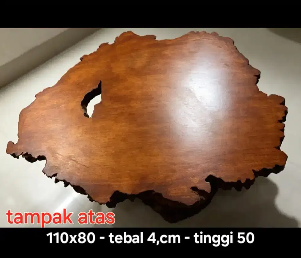 Meja Gembol Jati Kuno antik