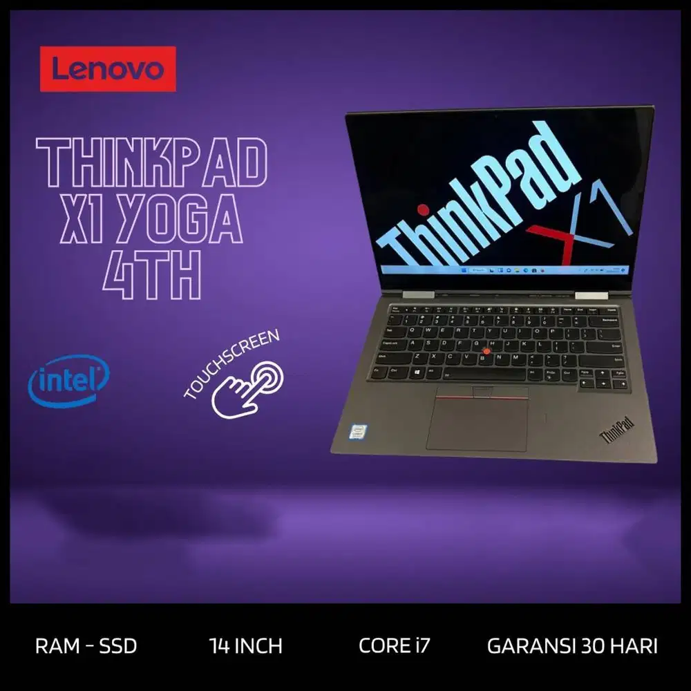 2in1 Lenovo Thinkpad X1 Yoga 4th Core i5/i7 8th Gen Ram 16GB *RC