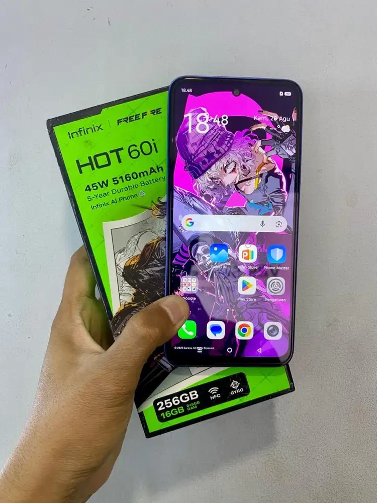 INFINIX HOT 60i RAM 8GB+8GB/256GB