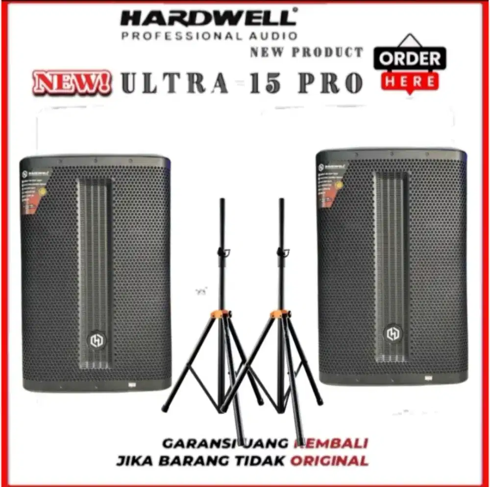 Speaker aktif 15 inch hardwell ultra 15pro professional 1200Watt