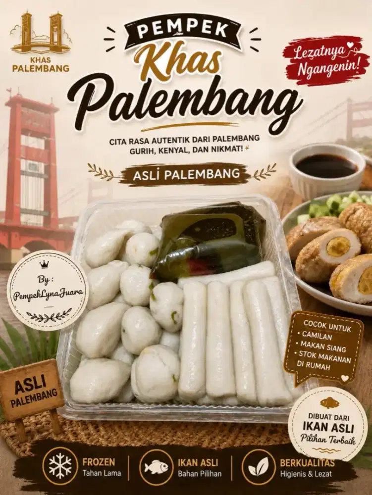 Pempek khas palembang