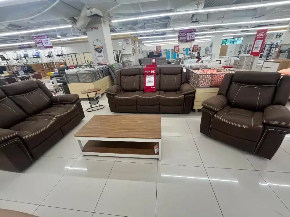 CUCI GUDANG | PROMO SOFA SET RECLINER JAKSEL
