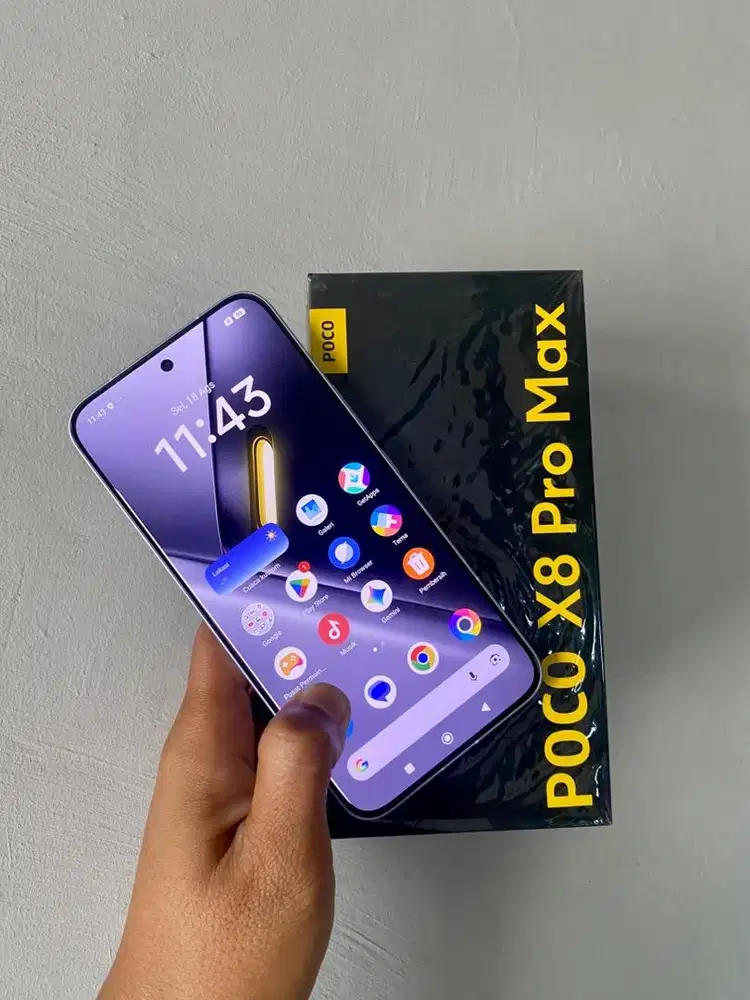 POCO X8 PRO MAX RAM 12GB/256GB 1 BULAN PAKAI