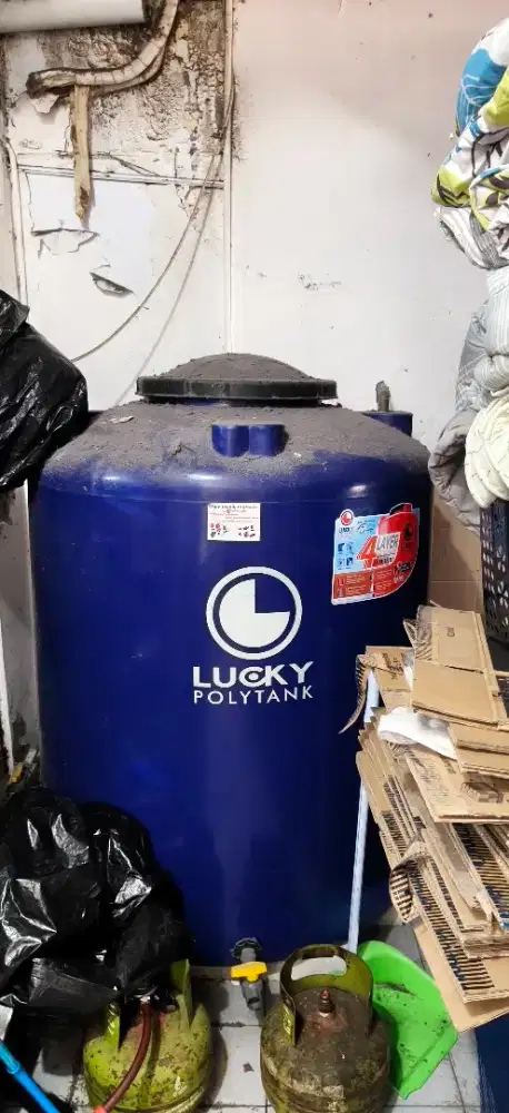 Tandon Lucky standard 1100L bekas pakai mulus