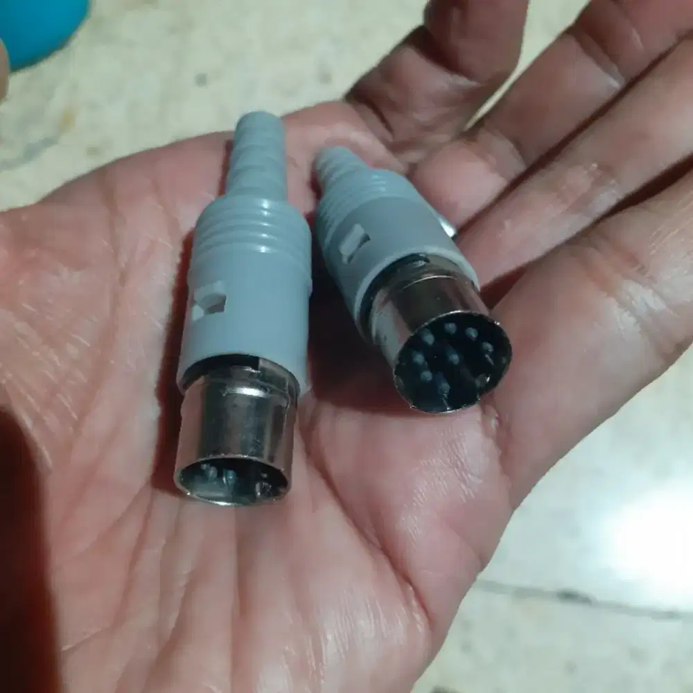 Din Connector 8 Pin Plug-270 Inline Type Male