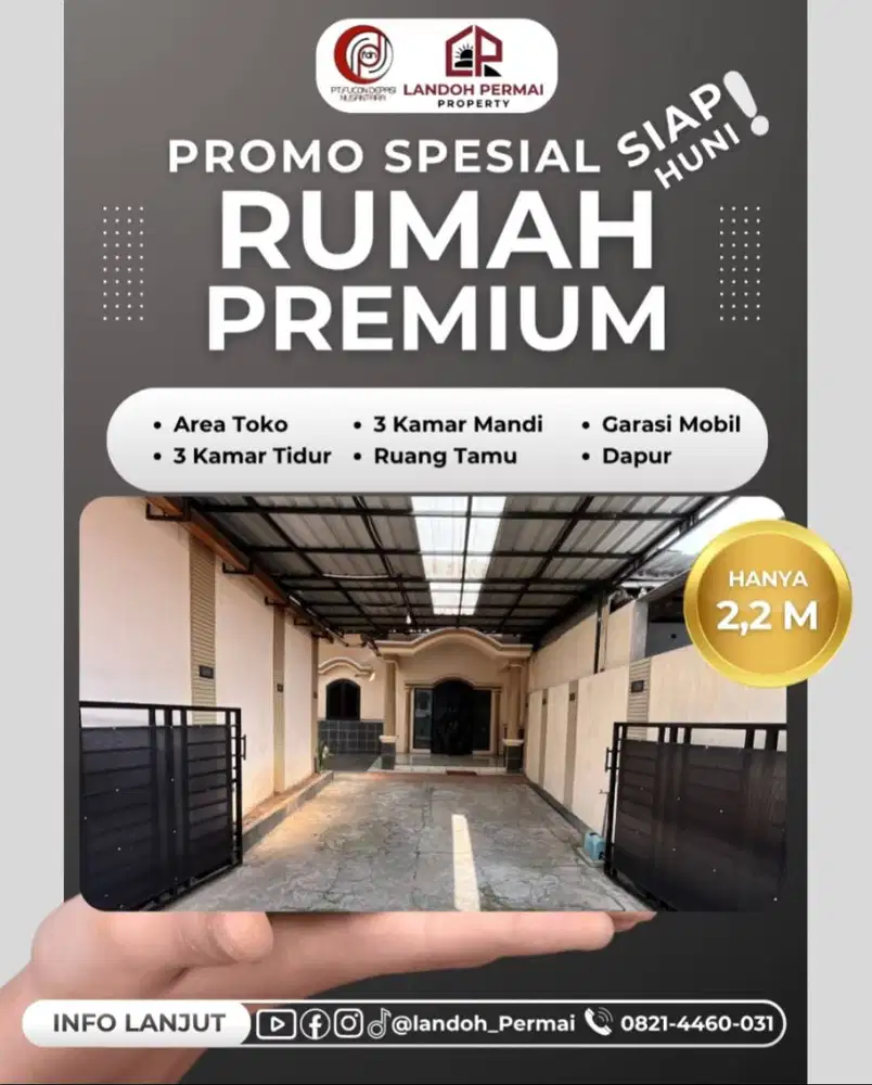 RUMAH SIAP HUNI - DIJUAL CEPAT - LAMPER TENGAH - SEMARANG - JAWA TENGA