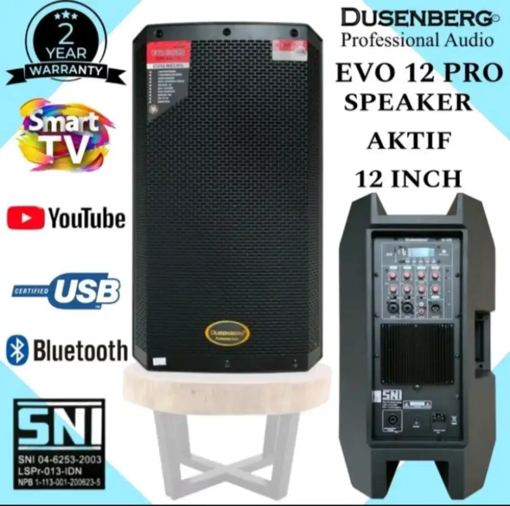 Speaker aktif 12 inch dusenberg evo 12pro bluetooth 600Watt