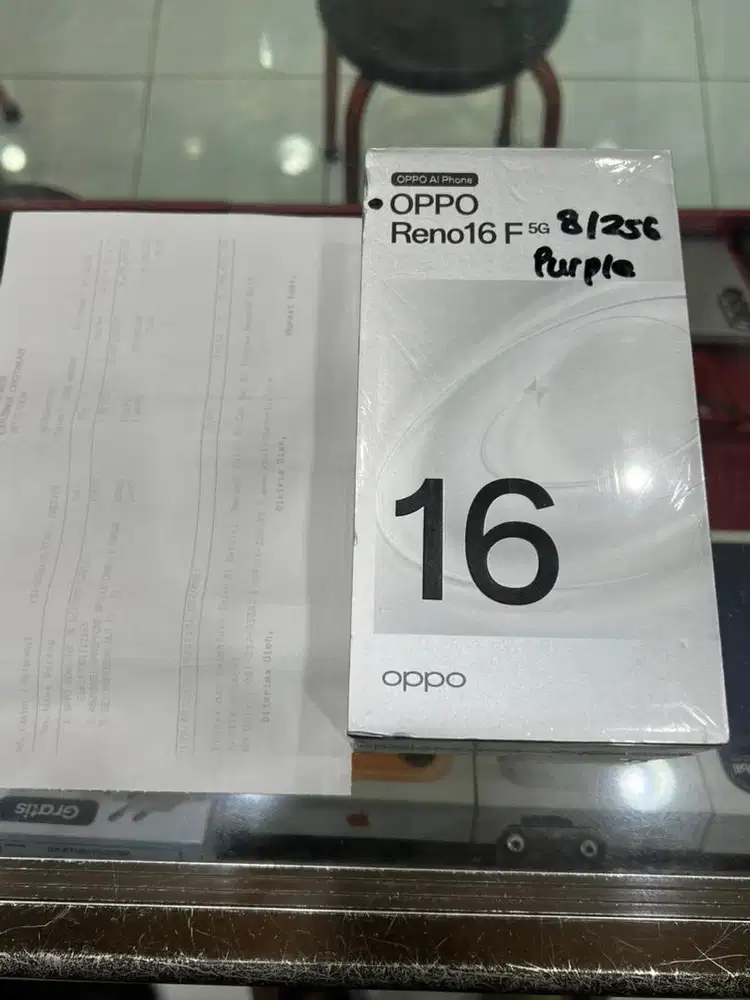 Reno 16f 5g ram 8/256gb (new) open box