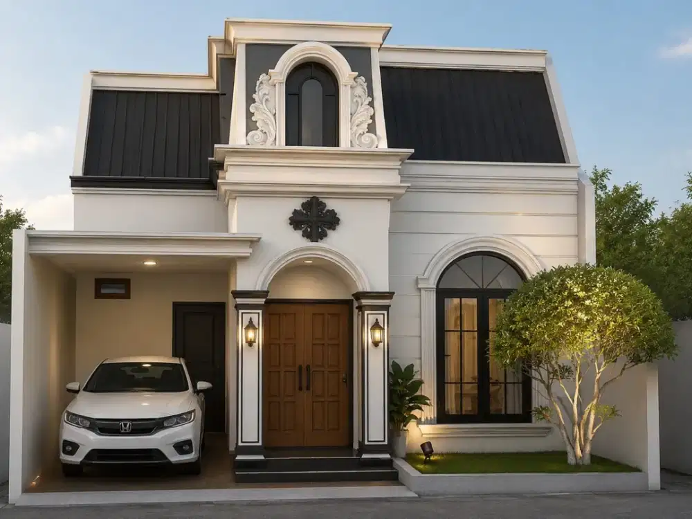 Di Jual Rumah Gaya Eropa Classic Lokasi Strategi di Medan