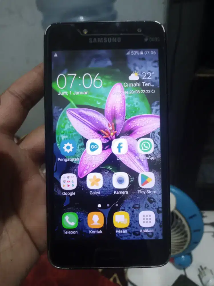 Samsung galaxy J2 prime 4G layar 5 inchi full black