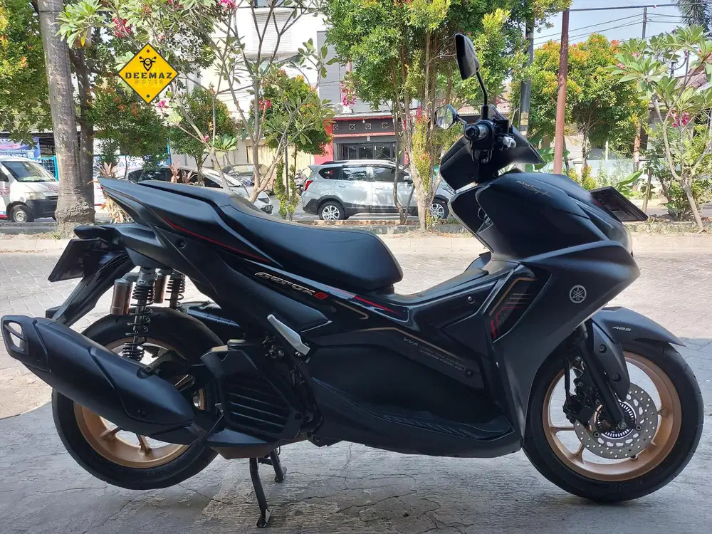 (DP 300 Rb)‼️ Aerox ABS Keyless Connected Hitam 2024 Cash & Kredit