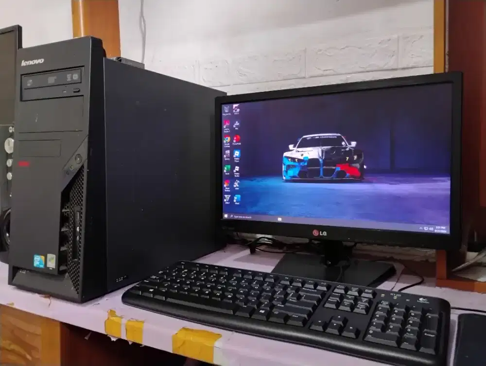 Pc gaming ringan / intel + vga nvidia + monitor 19inch siap pakai