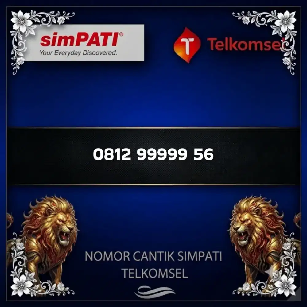 Nomor cantik simpati Telkomsel super