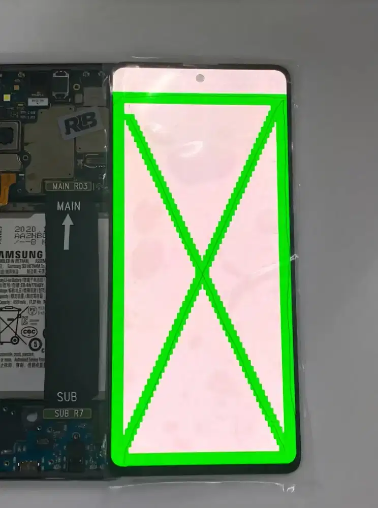 LCD samsung Note 10 lite original copotan
