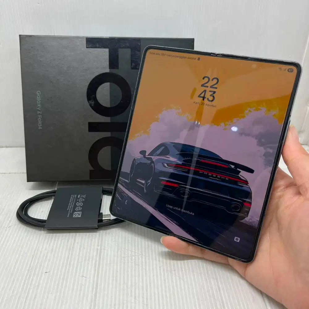 FULLSET SUPER SALE SAMSUNG GALAXY Z FOLD 4 5G 12/512 GRAYGREEN SEIN