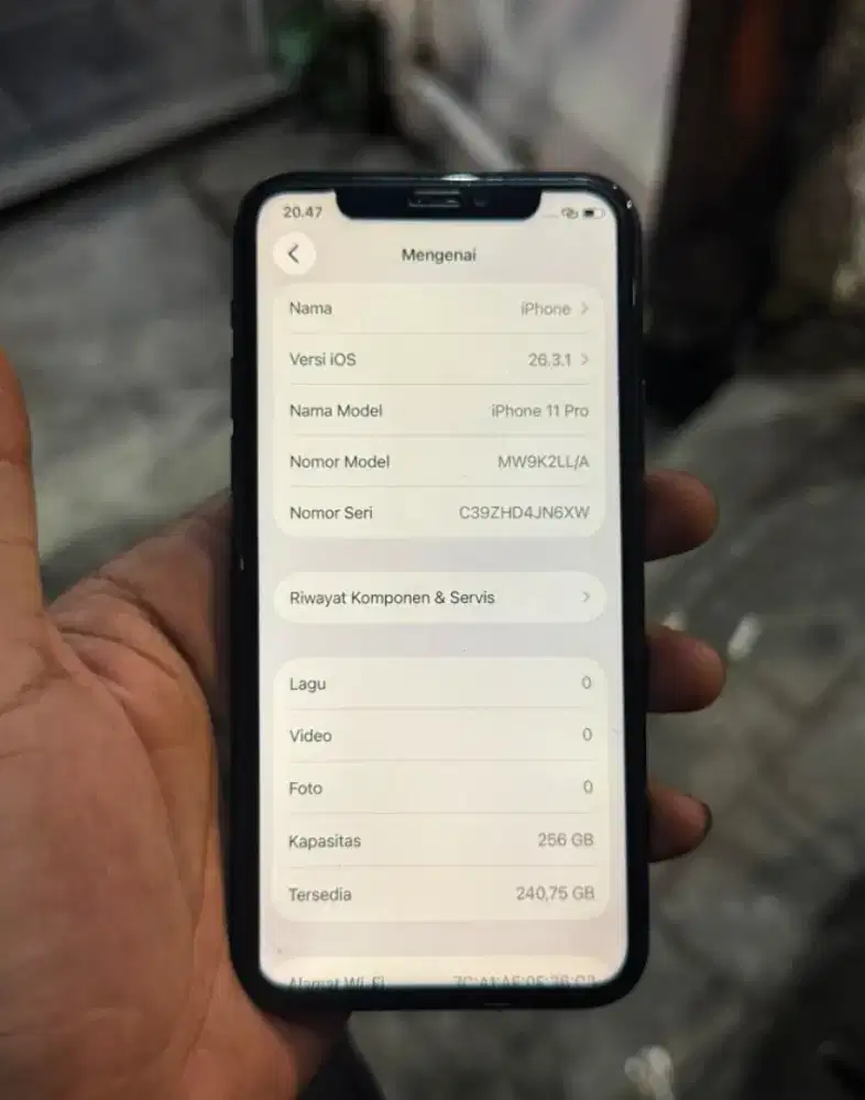 iPhone 11 Pro 256 GB batangan