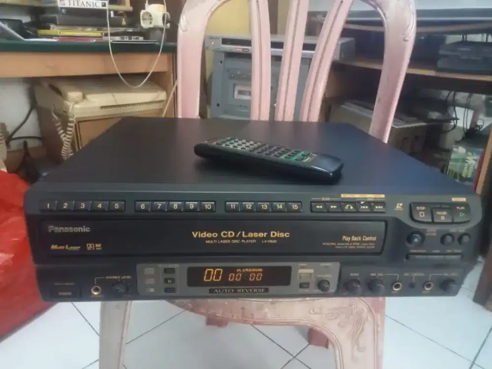 Laser disc player merk panasonic japan