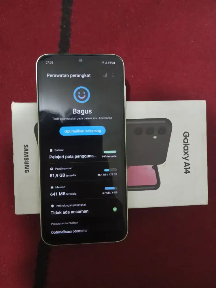 Samsung A14 6/128gb masih mulus