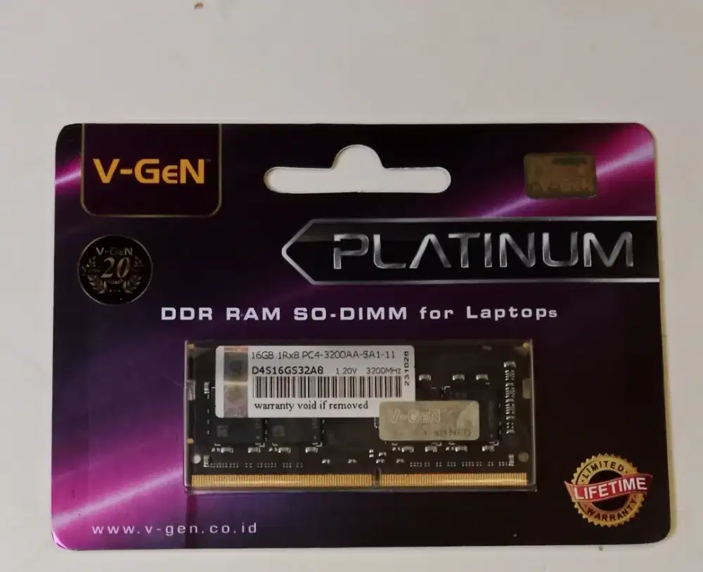 Ram laptop 16 Gb Ddr4 3200 Vgen